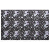 Tissu Motif Unicorne bleu violet et rose (Fat Quarter)