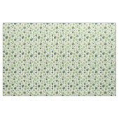 Tissu Motif vert à thème thé (Fat Quarter)