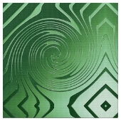 Tissu motif vert abstrait de remous (Fermer)