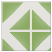 Tissu Motif vert blanc tendance triangles (Fermer)