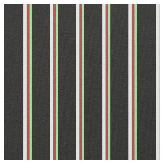 Tissu Motif Vert clair, Brown, Blanc & Noir (Fermer)