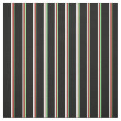 Tissu Motif Vert clair, Brown, Blanc & Noir (Échantillon)
