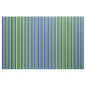 Tissu Motif vert clair et bleu rayé/lin (Fat Quarter)