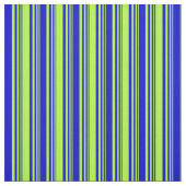 Tissu Motif vert clair et lignes bleues (Échantillon)