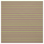 Tissu Motif vert clair et violet (Échantillon)