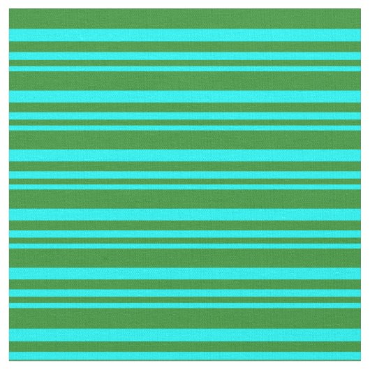 Tissu Motif vert Cyan & Forêt (Fermer)