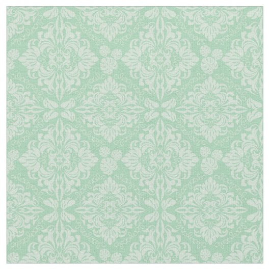 Tissu Motif vert de damassé (Fermer)