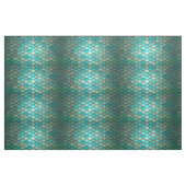 Tissu Motif vert de menthe d'échelles de poissons de (Yard)