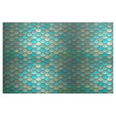 Tissu Motif vert de menthe d'échelles de poissons de (Fat Quarter)