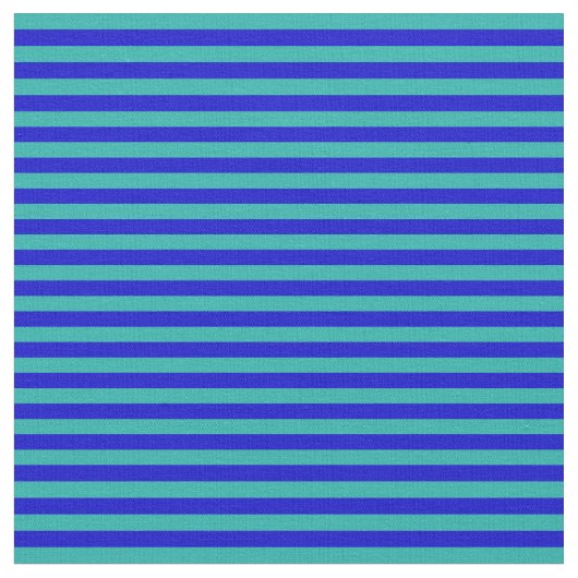 Tissu Motif Vert de mer clair et Bleu (Fermer)