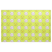 Tissu Motif vert du base-ball (Fat Quarter)
