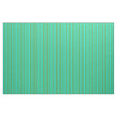 Tissu Motif vert et Aqua Linked/Striped (Yard)