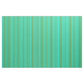 Tissu Motif vert et Aqua Linked/Striped (Fat Quarter)