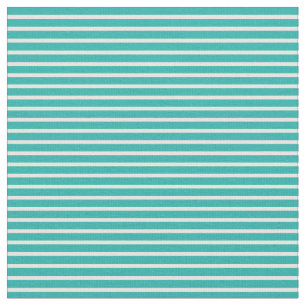 Tissu Motif Vert et Blancs de mer clair