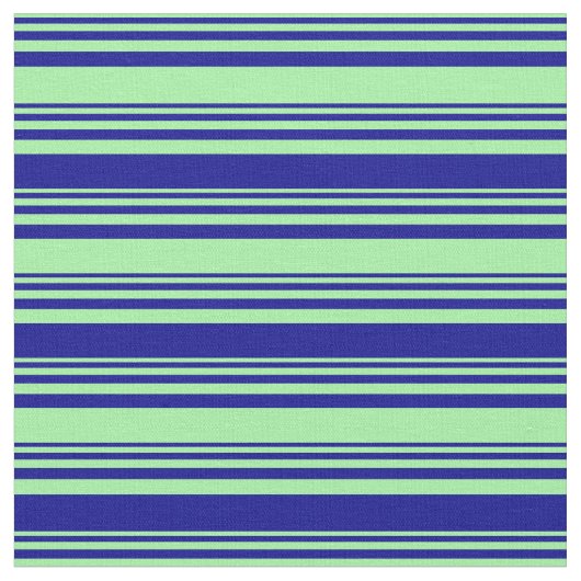 Tissu Motif Vert et Bleu foncé (Fermer)