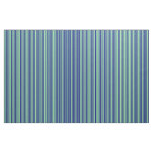 Tissu Motif vert et bleu/rayé (Yard)