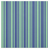 Tissu Motif vert et bleu/rayé (Échantillon)