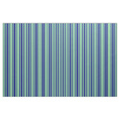 Tissu Motif vert et bleu/rayé (Fat Quarter)