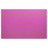 Tissu Motif vert et Fuchsia couleur lin/rayé (Fat Quarter)