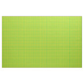 Tissu Motif vert et jaune de feuille de contrôle de (Fat Quarter)
