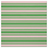 Tissu Motif vert et rose (Échantillon)