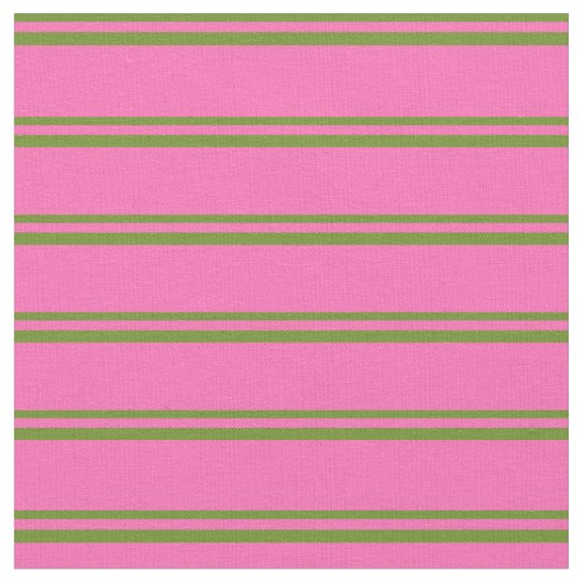 Tissu Motif vert et rose chaud (Fermer)