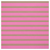 Tissu Motif vert et rose chaud (Échantillon)