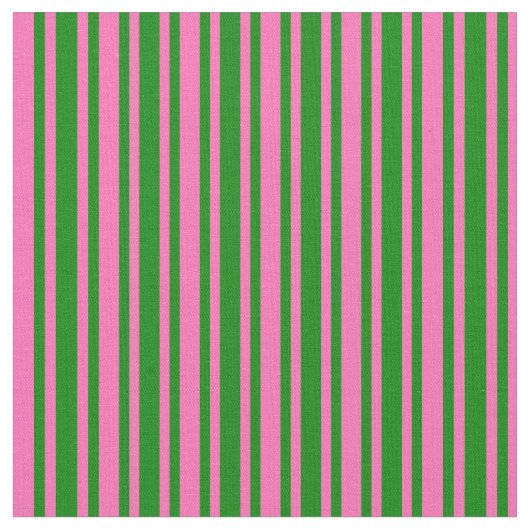 Tissu Motif vert et rose chaud (Fermer)