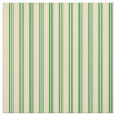 Tissu Motif vert et teinté Tan (Échantillon)