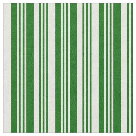 Tissu Motif vert foncé et blanc (Fermer)