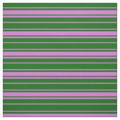 Tissu Motif vert foncé et orchidée (Échantillon)