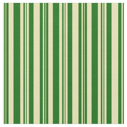 Tissu Motif vert foncé et teinté rayé/lin (Fermer)