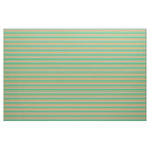 Tissu Motif vert mer, Brown et bleu clair (Yard)