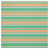 Tissu Motif vert mer, Brown et bleu clair (Échantillon)
