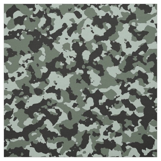 Tissu Motif vert militaire de camouflage (Échantillon)