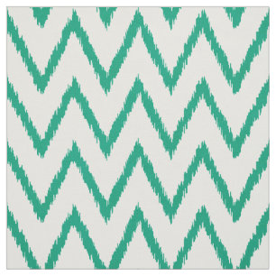 Tissu Motif vert texturisé chic moderne de chevron