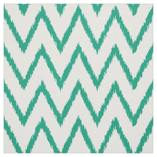 Tissu Motif vert texturisé chic moderne de chevron (Échantillon)