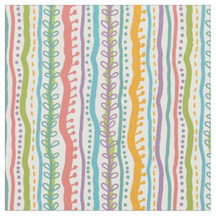 Tissu Motif vertical des bandes Abstraites