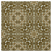 Tissu motif vintage Brown activé (Échantillon)