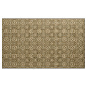 Tissu motif vintage Brown activé (Yard)