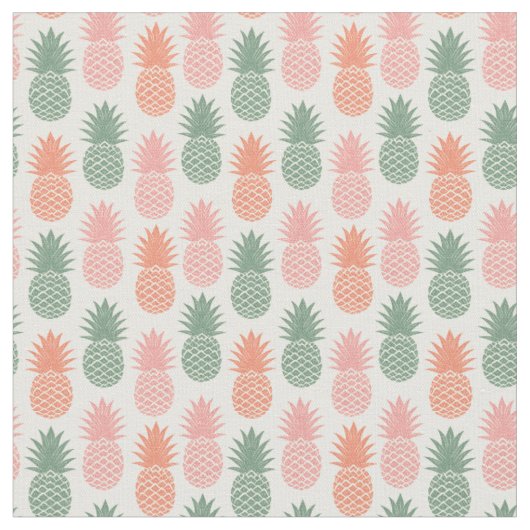 Tissu Motif vintage d'ananas (Fermer)