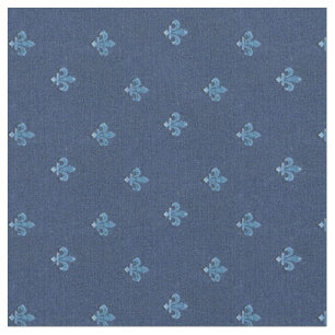 Tissu Motif Vintage français Fleur de Lis