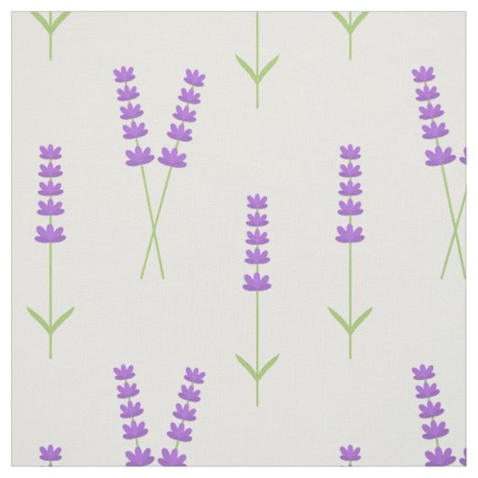 Tissu motif violet de lavande (Échantillon)