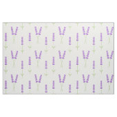 Tissu motif violet de lavande (Fat Quarter)