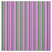 Tissu Motif Violet & Grilles Vert foncé (Échantillon)