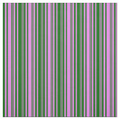 Tissu Motif Violet & Grilles Vert foncé (Échantillon)