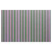 Tissu Motif Violet & Grilles Vert foncé (Fat Quarter)