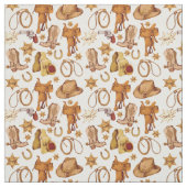 Tissu Motif Western Cowboy (Échantillon)