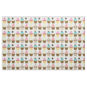 Tissu Motif Whimsical Cupcakes (Fat Quarter)