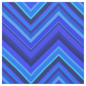 Tissu Motif zigzag rayures bleues (Fermer)